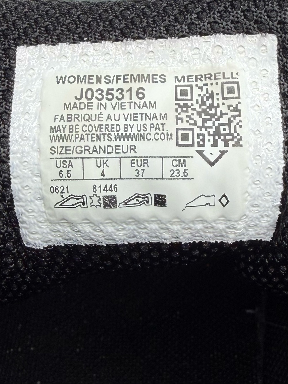 Merrell Siren Sport 3 Women’s 6.5 Black/Blackberry Vibram Trail Sneaker Gore-Tex - Picture 11 of 11